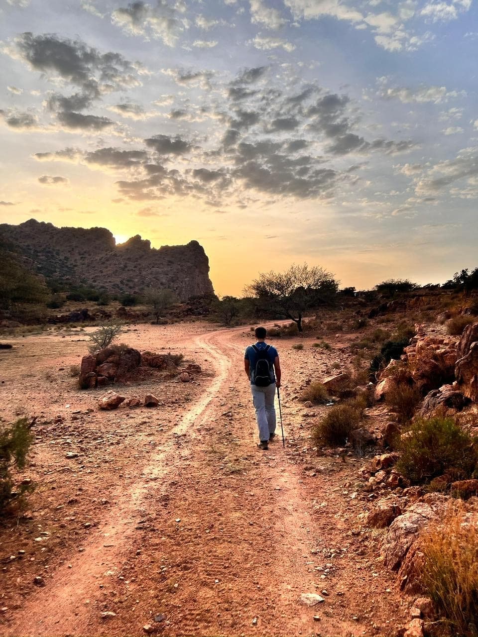 رحلة الغروب وشبة النار